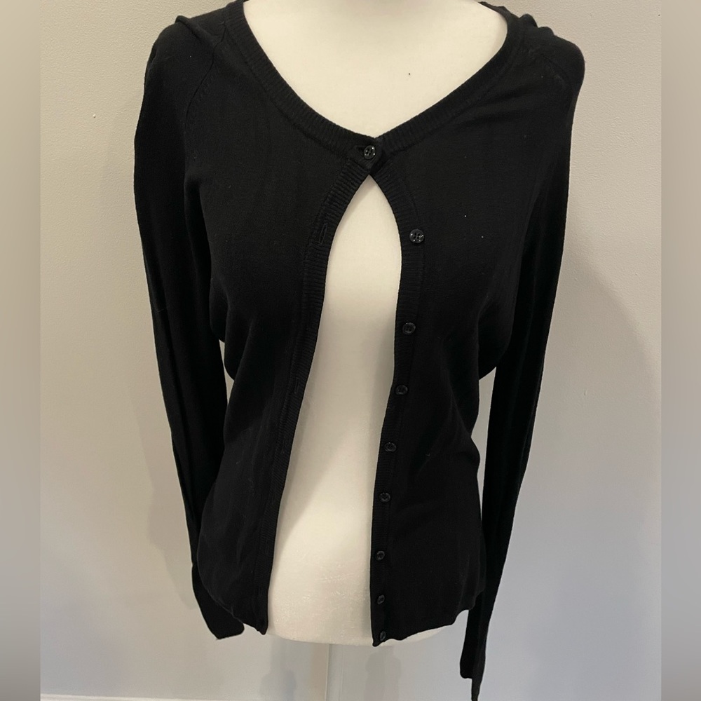 Womens Black Cardigan